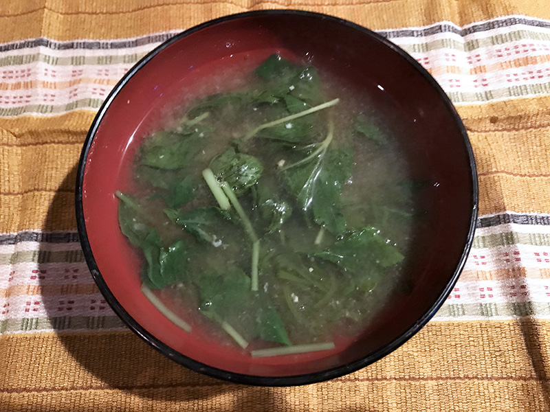 みつばのみそ汁
