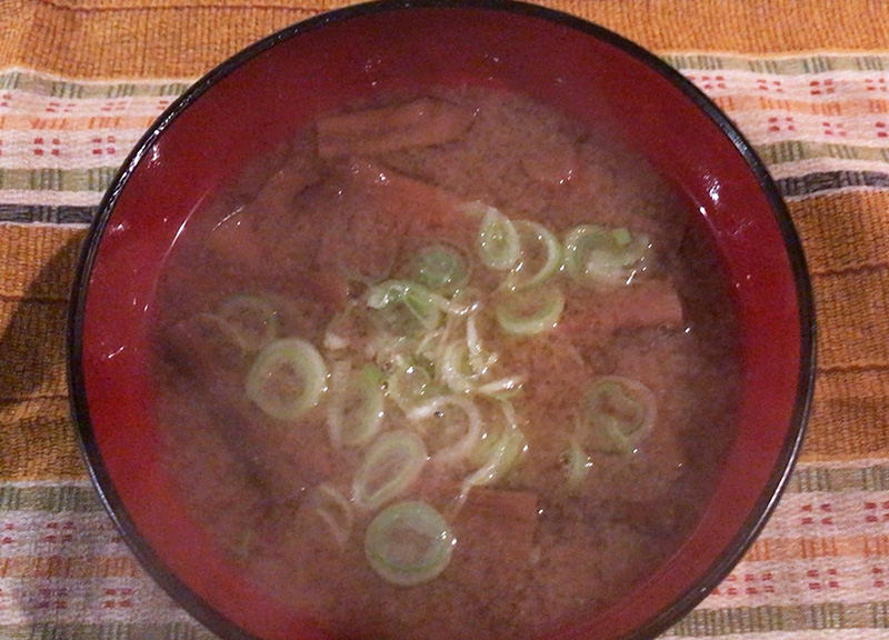 芋がらのみそ汁